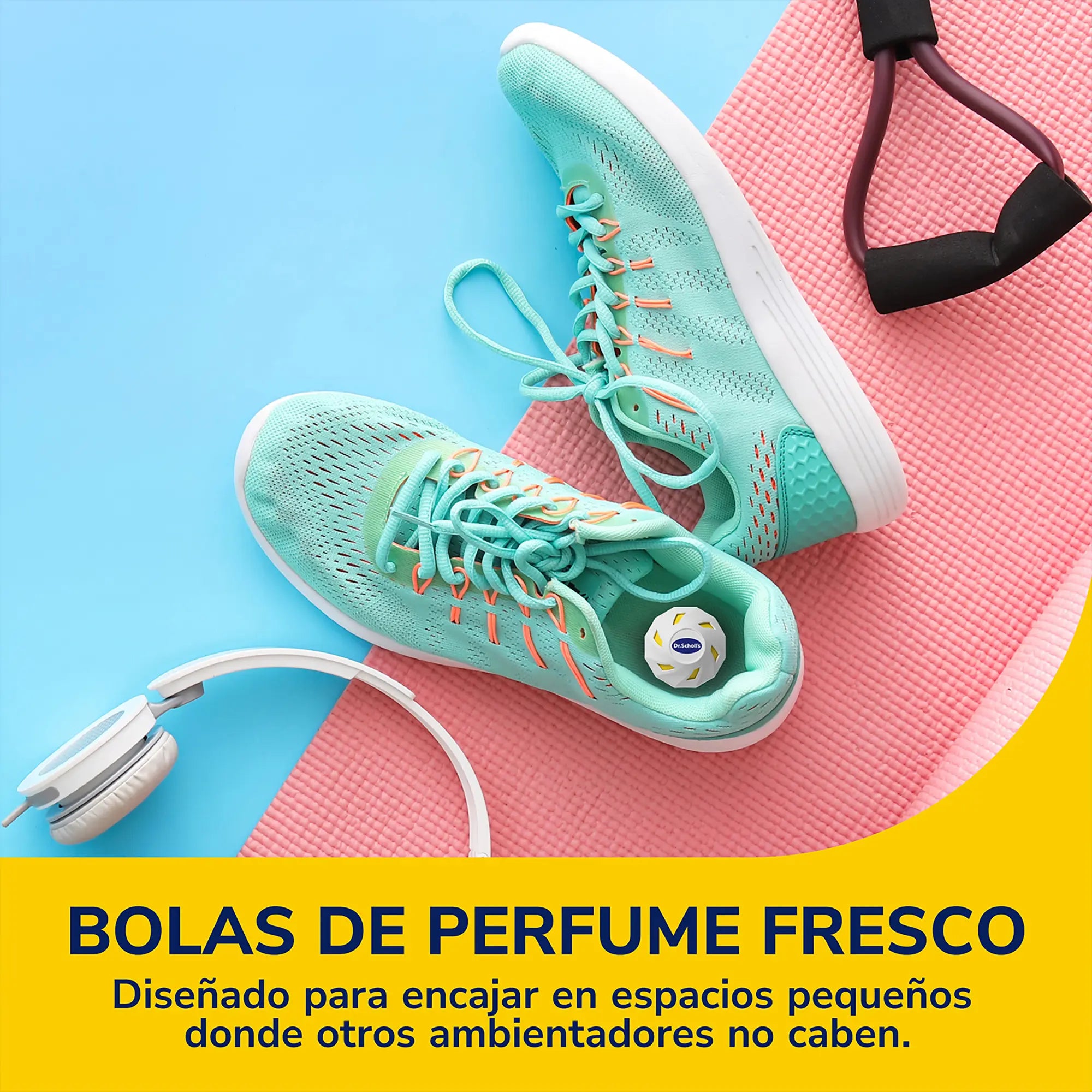 Dr. Scholl's Bolas desodorantes x4